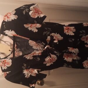 Womens floral jumpsuit